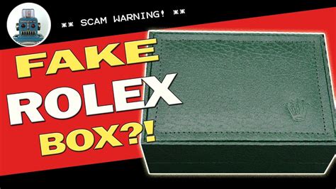 fake vintage rolex box